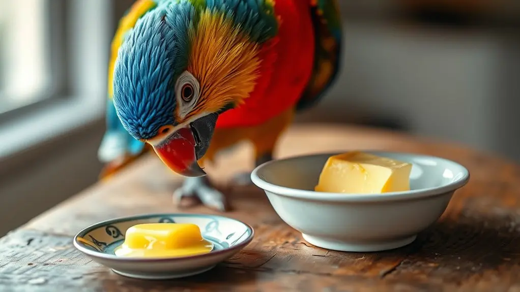 butter harms bird health
