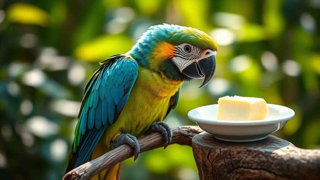 butter harms bird health