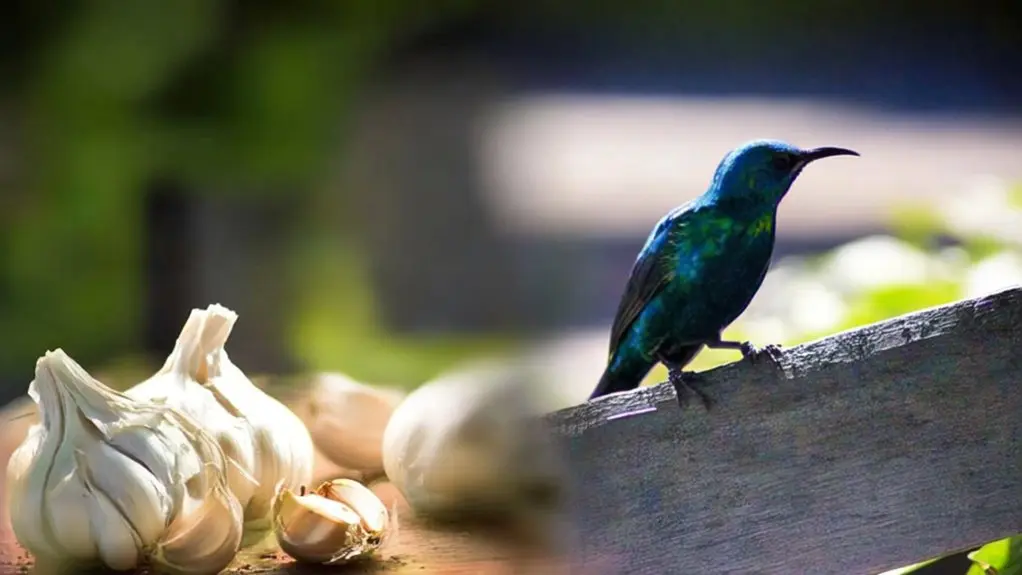 can birds safely consume garlic