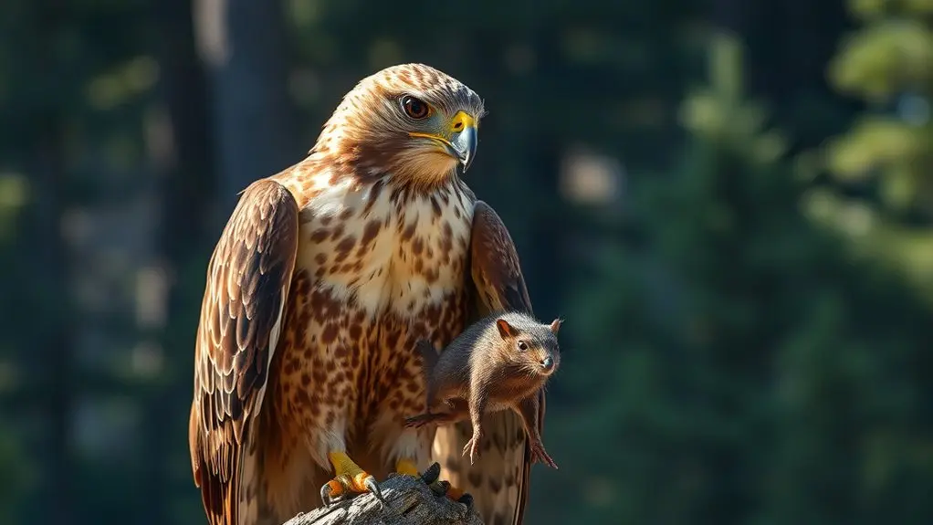 carnivorous birds hunting adaptations