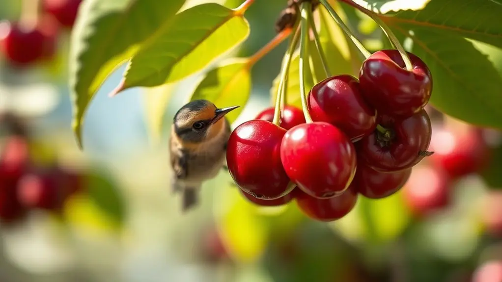cherries attract migrating birds