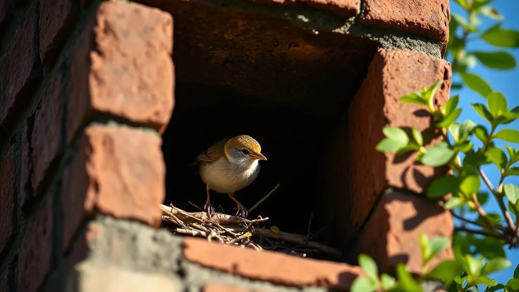 chimneys mimic natural cavities