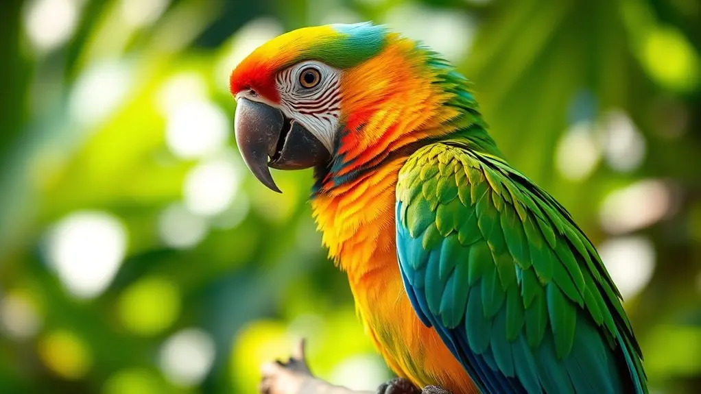 coconut oil promotes feather health
