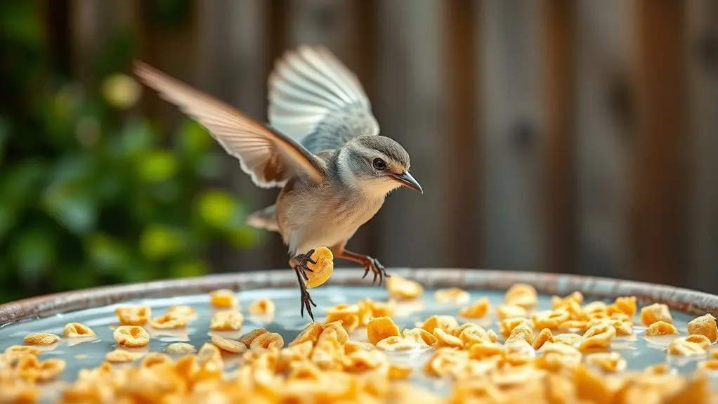 cornflakes unsuitable for birds