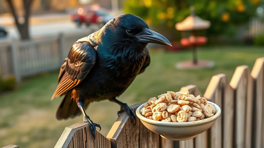 crows prefer softer foods