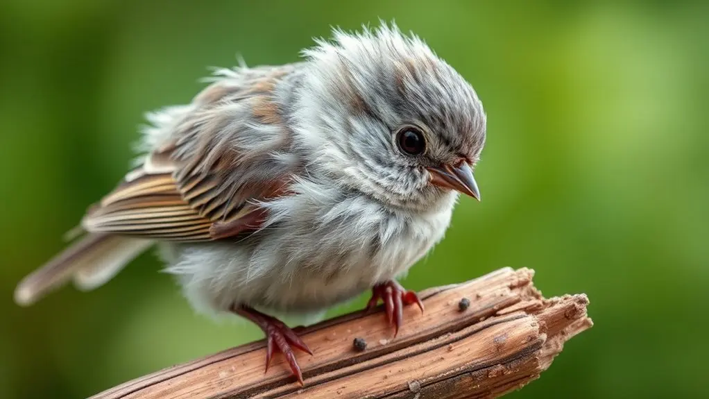 detect early bird mite signs