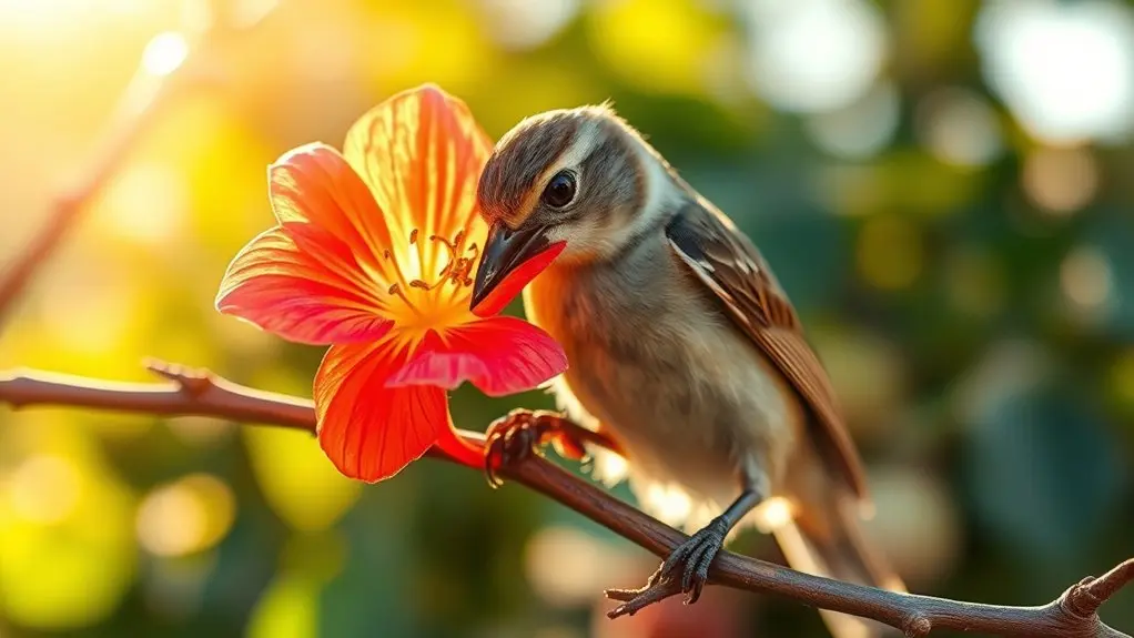 edible flowers enhance bird health