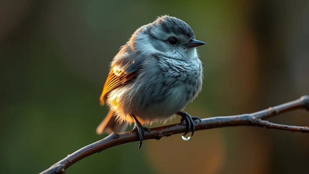 fat contamination harms feathers
