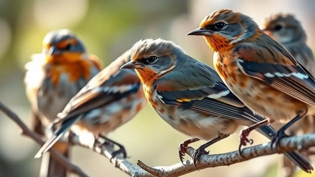 feather growth varies widely