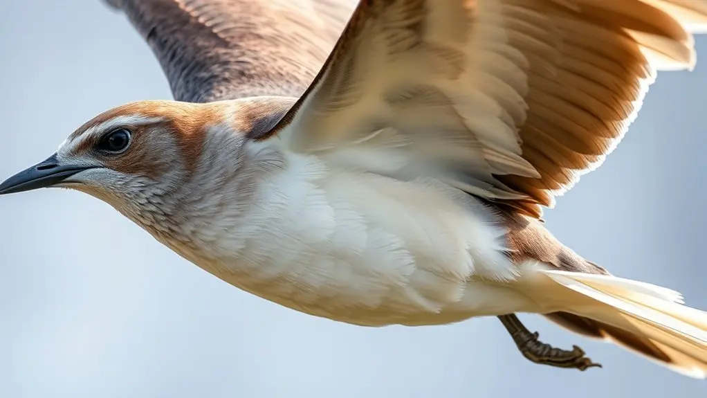 feather loss impairs flight