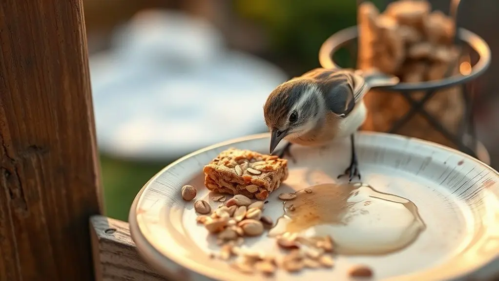 granola bars can harm birds