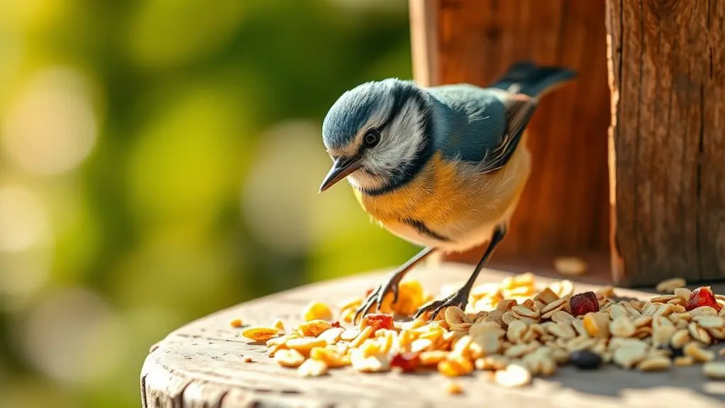 granola enhances bird nutrition