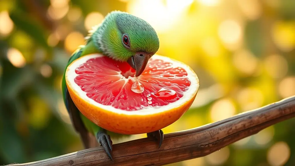 grapefruit boosts bird health