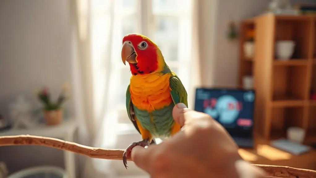 humans can infect birds