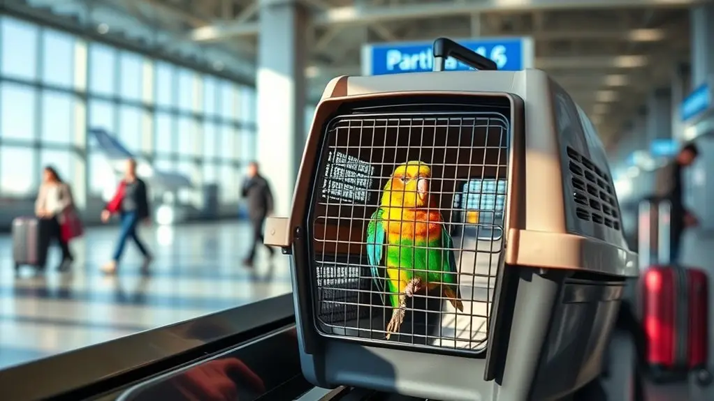 in cabin bird travel rules