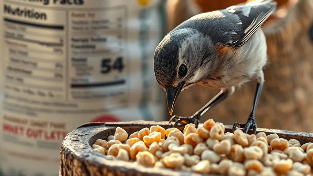inadequate nutrition for birds