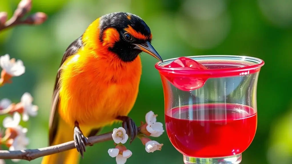 jelly energizes migrating orioles