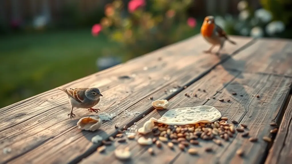 limited nutrition for birds