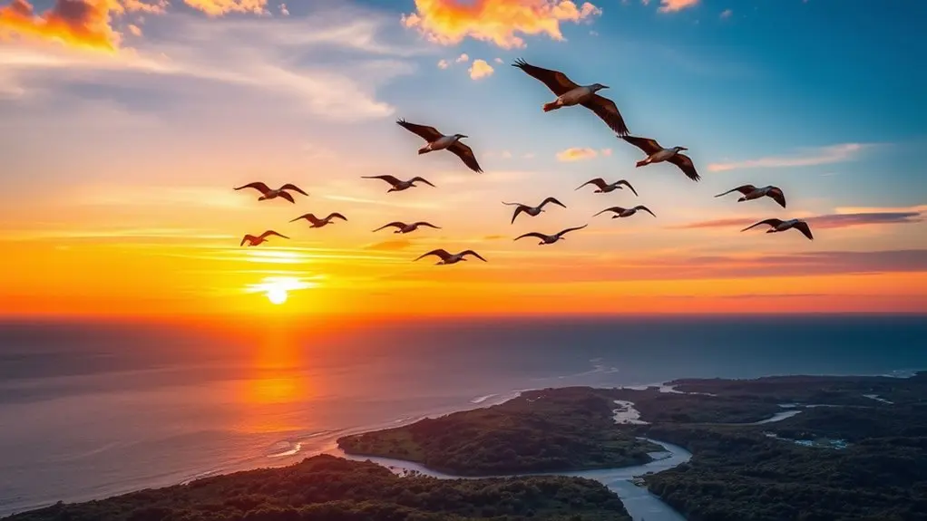 migratory birds cross borders