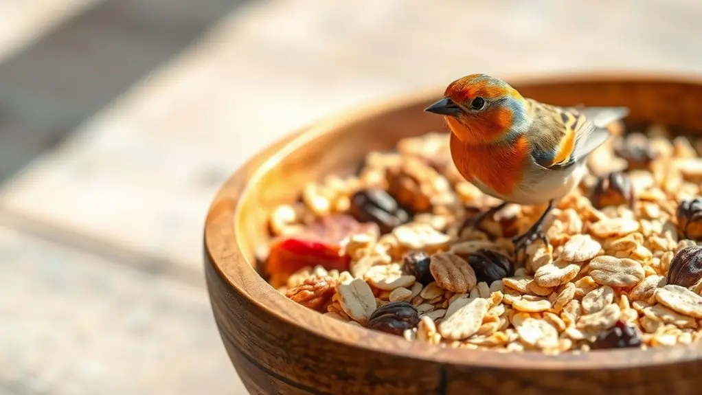natural nutritious bird food