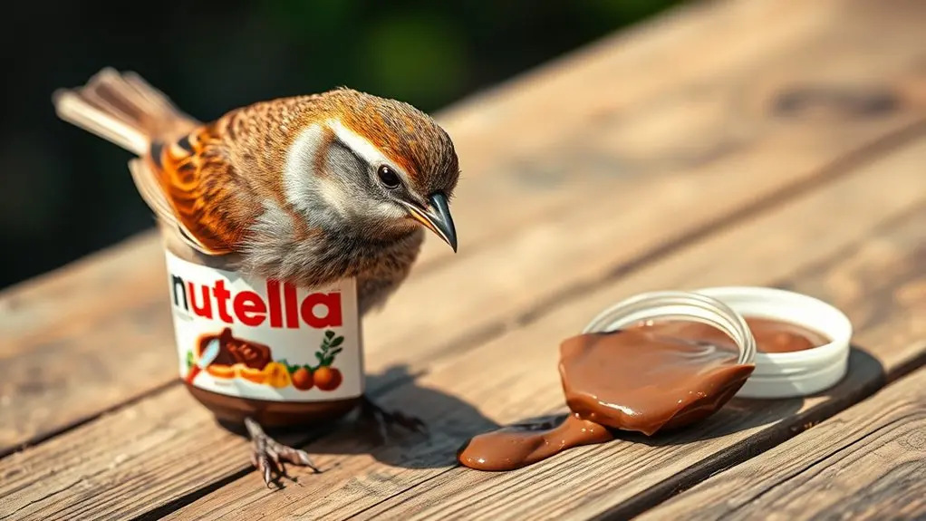 nutella harms bird health