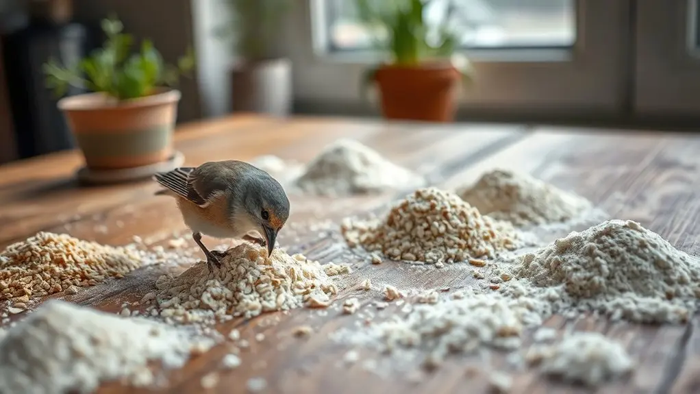 nutrient rich bird flours