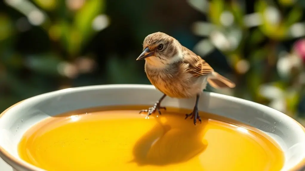 olive oil risks for birds
