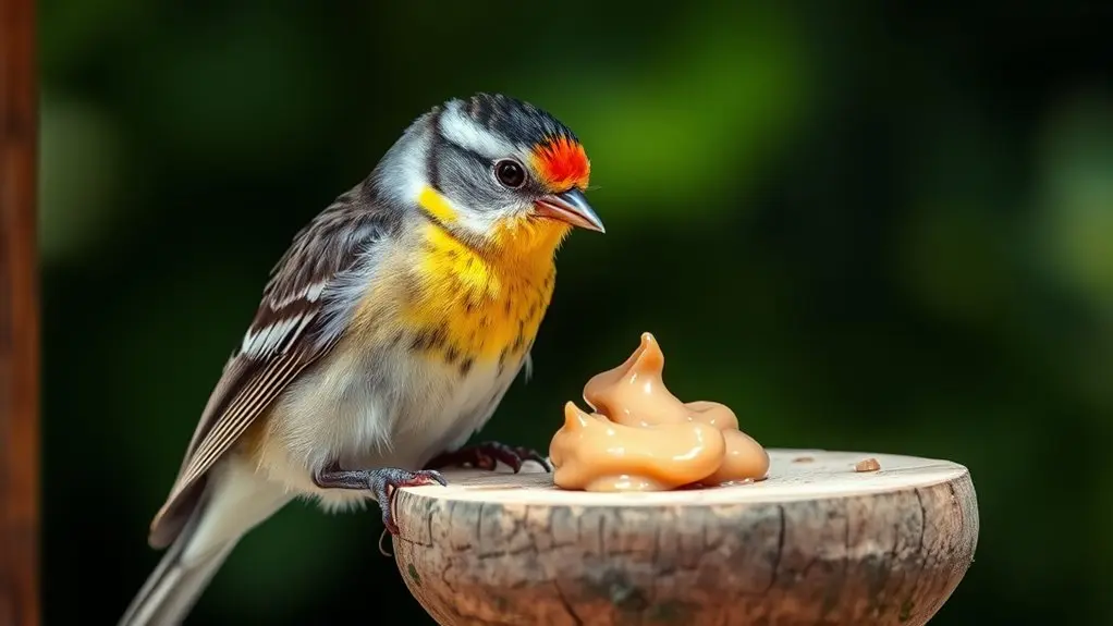 peanut butter bird safety