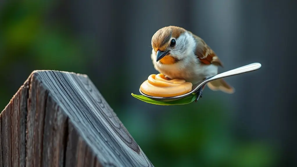 peanut butter safe for birds