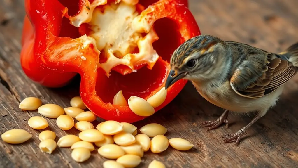 pepper seeds are safe