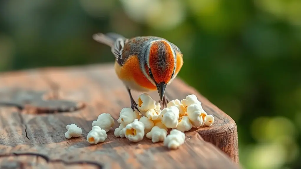 plain popcorn is safe