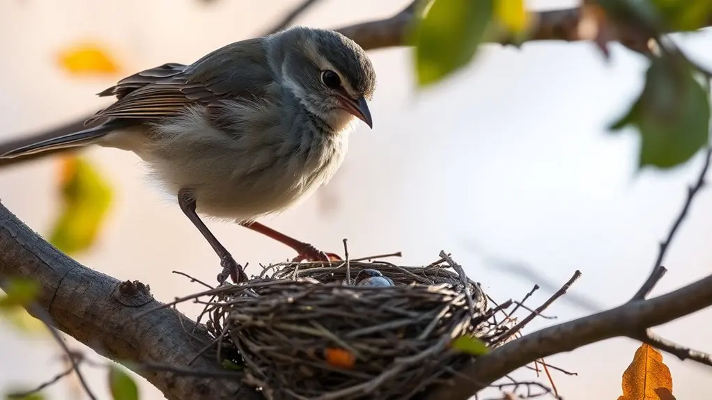protecting nest encouraging independence
