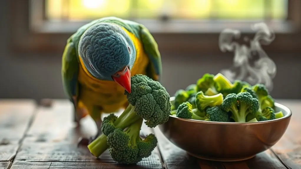 raw or cooked broccoli safe