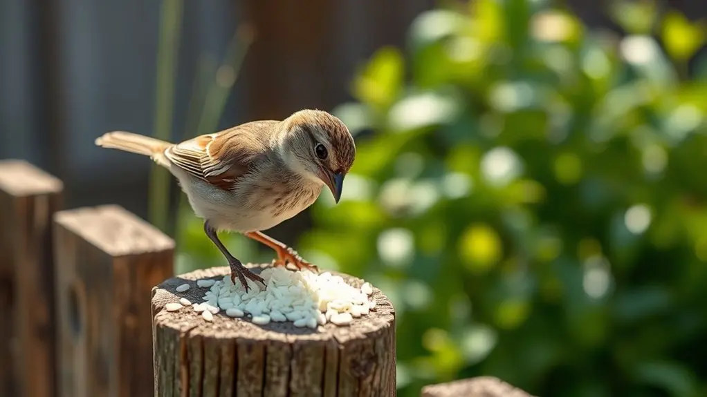 rice safely supports bird digestion