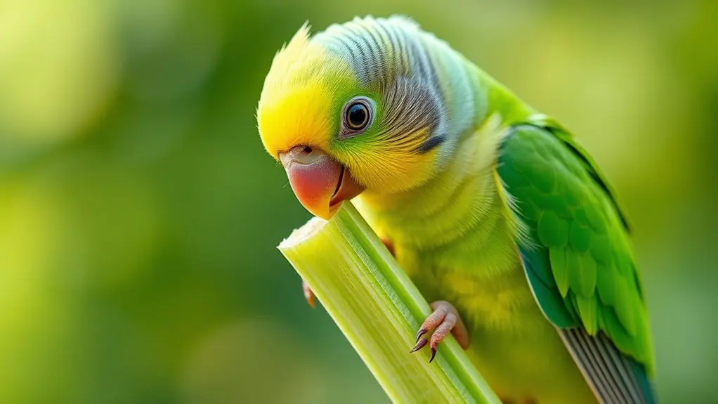 safe celery for various birds