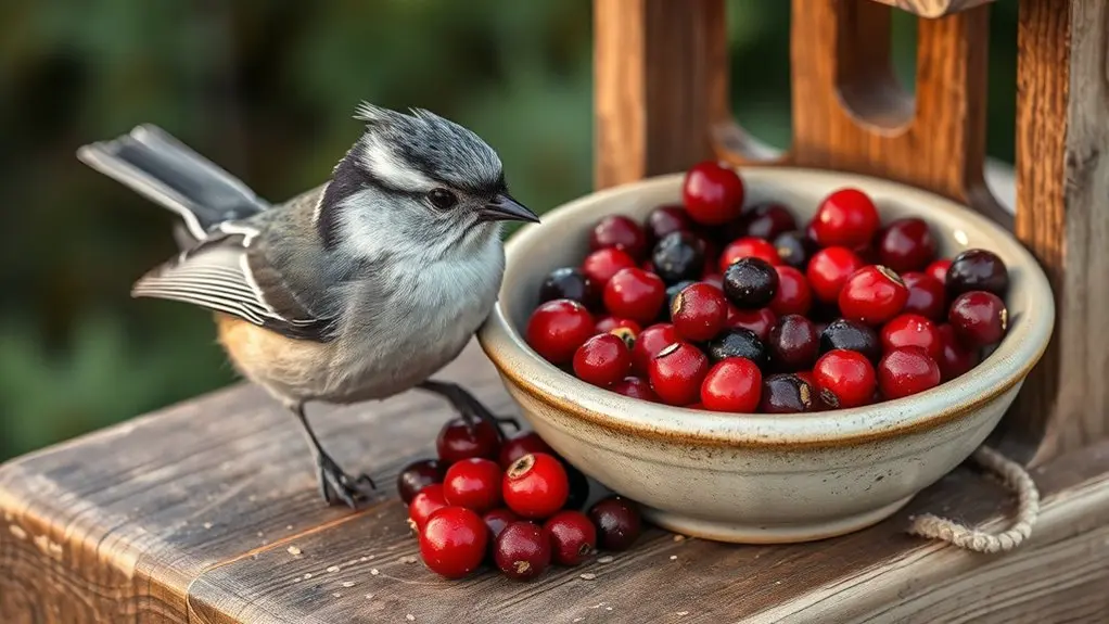 safe cranberry feeding practices