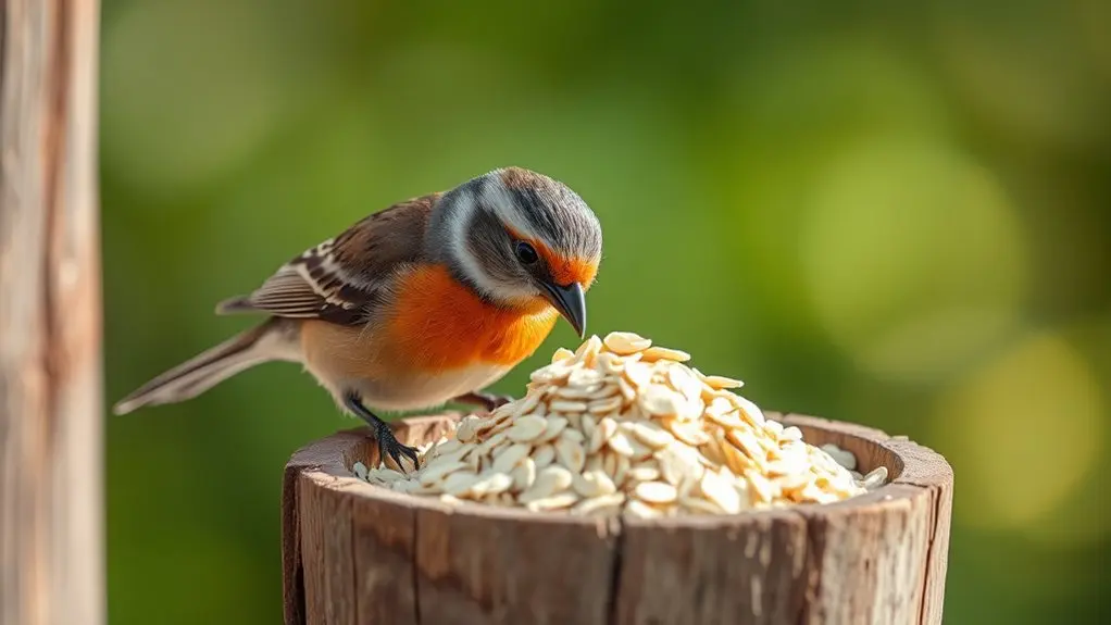 safe plain oats feed