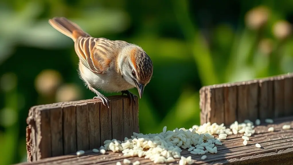 safe rice for birds