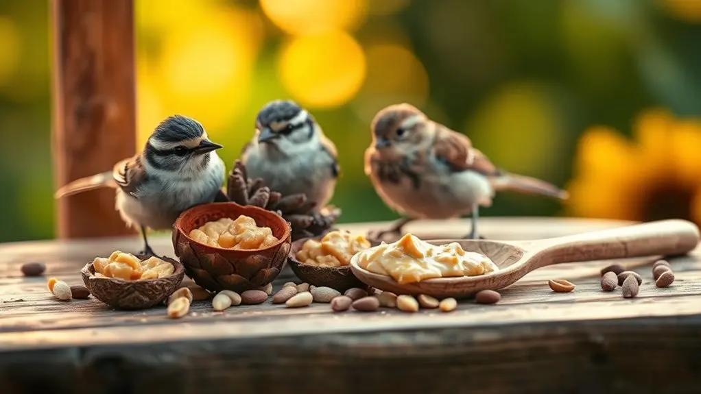 serve birds safe peanut butter