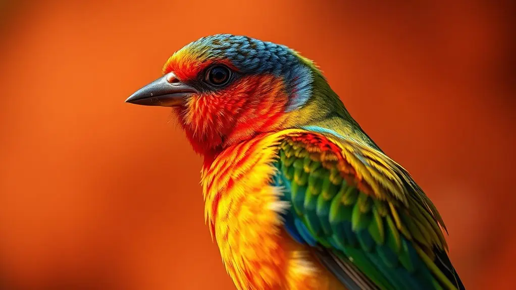 signs of bird sunburn