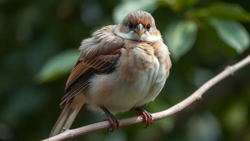 signs of overweight bird