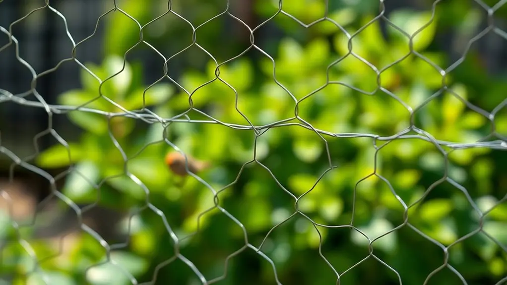 small openings prevent bird entry