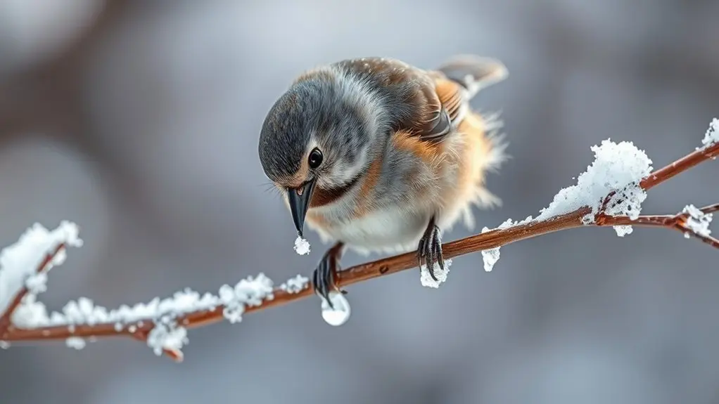 snow eating burns calories