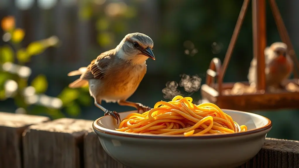 spaghetti boosts birds energy
