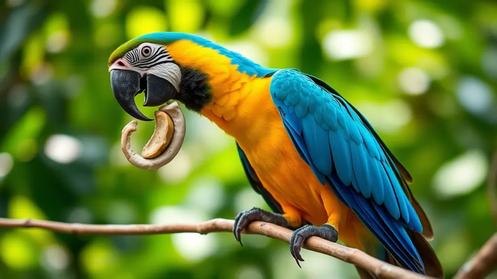 strong beaked nut eating birds