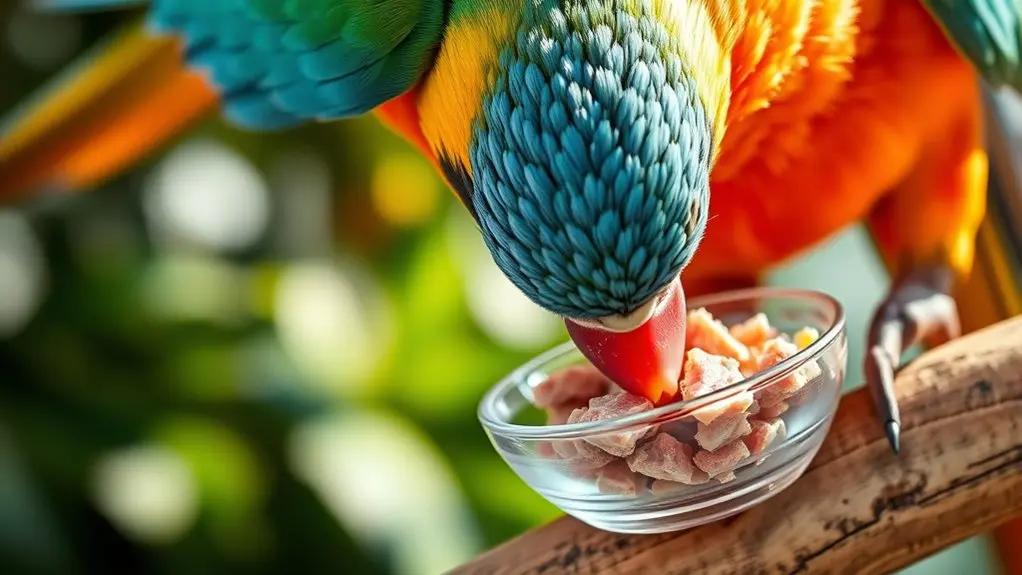 tuna benefits for parrots
