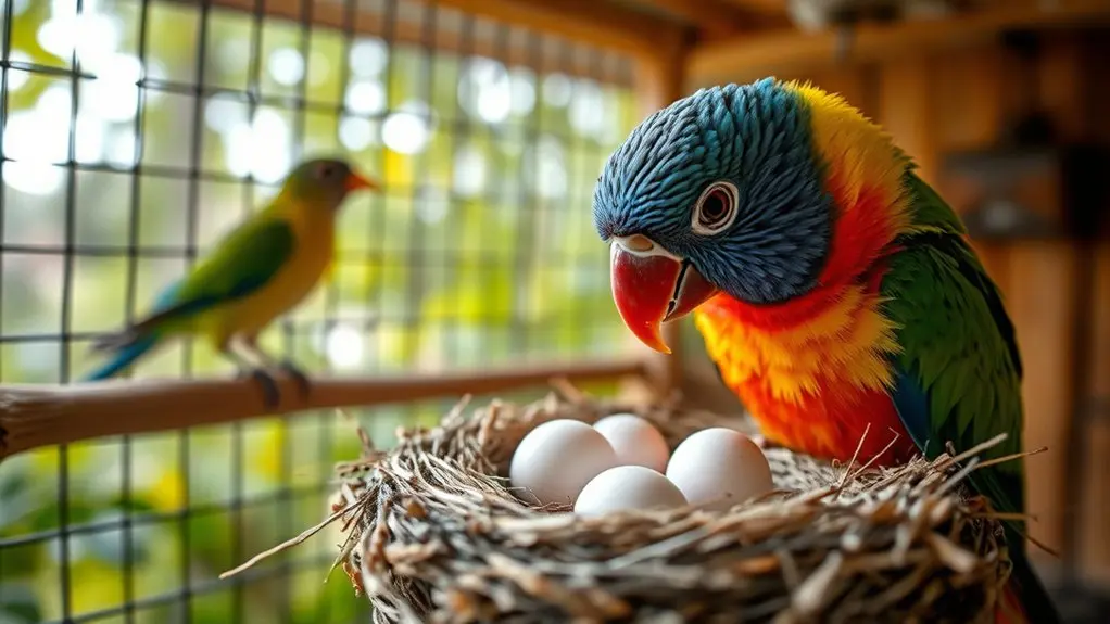 year round pet bird egg laying